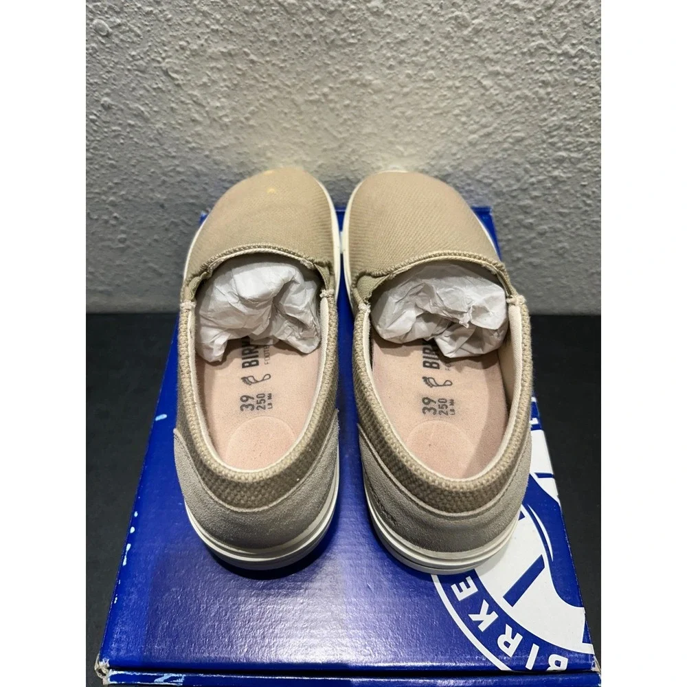 Birkenstock Oswego Knit Sand Beige EU 39 US L8 M6 Womens Mens
